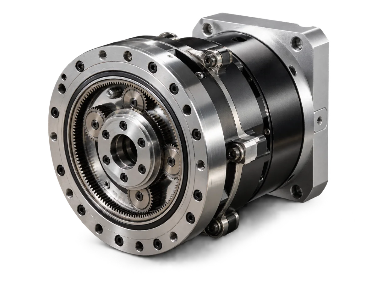 Precision-machined planetary gearbox assembly, first-article part